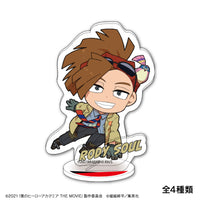 My Hero Academia THE MOVIE World Heroes Mission Chibi Chara Drawing Acrylic Stand