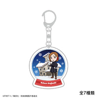 Magical battle Chibi character drawing trading acrylic key chain Snow fes ver
