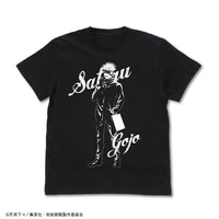 呪術廻戦 描き下ろし 五条悟 Tシャツ Snow Fes Ver. / BLACK